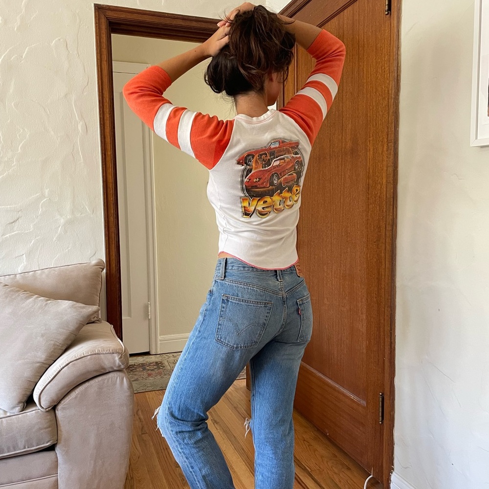 Vintage Corvette raglan